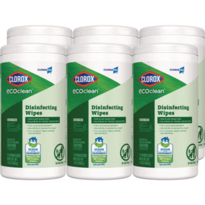 Clorox CloroxPro EcoClean™ Disinfecting Wipes 6/Carton