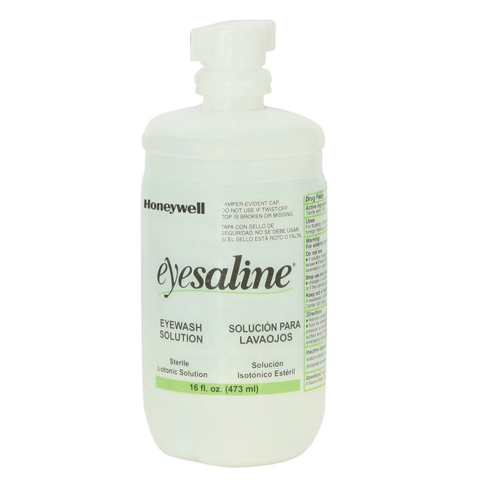 Eyesaline Emergency Eyewash Station Refill Bottles, 16 oz