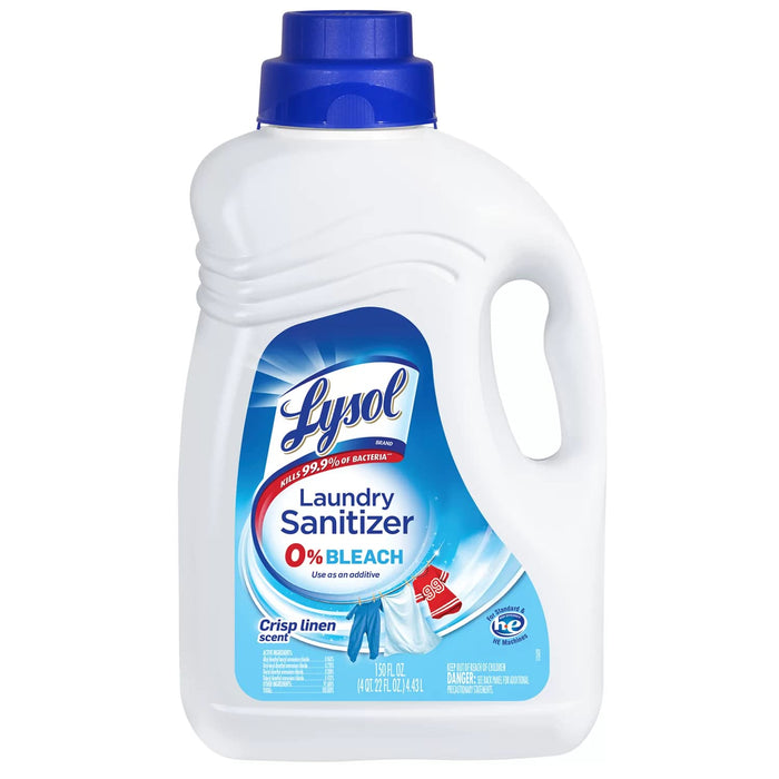 Lysol Laundry Sanitizer, Crisp Linen, 150 fl. oz.