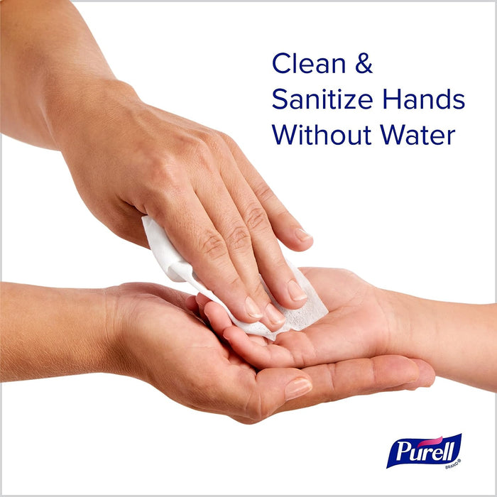 Purell Hand Sanitizing Wipes, Clean Refreshing Scent, 40 Count Hand Wipes Canister 6/Case