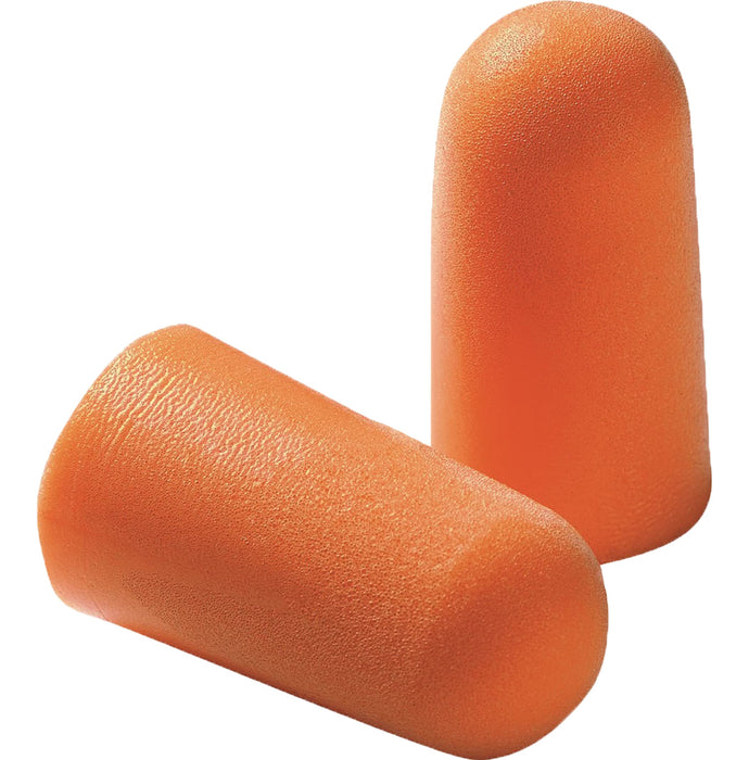 3M Foam Single-Use Earplugs, Cordless, 29NRR, Orange, Box Of 200