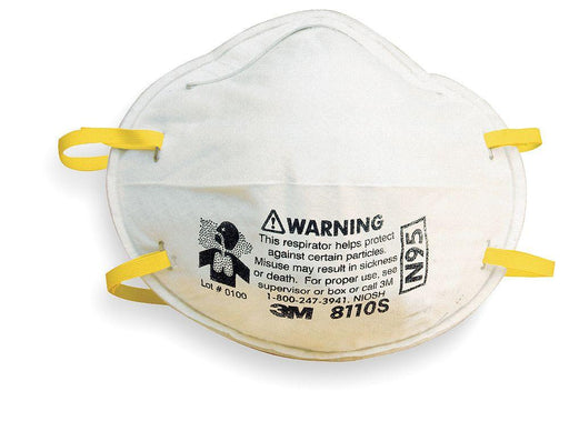 Face Mask - 3M N95 Model 8110S NIOSH - 20 Masks - Free Shipping