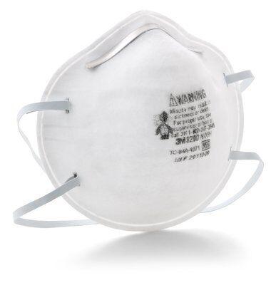 Face Mask - 3M N95 Model 8200 NIOSH  - $6 Each - 20 Masks - FREE SHIPPING