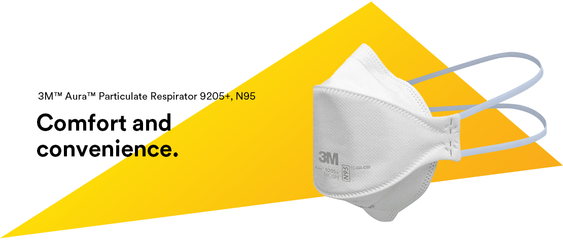 3M™ N95 Aura™ Particulate Respirator 9205+  - 20 masks
