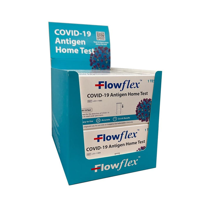 Flowflex SARS-CoV-2 Antigen Rapid Test (Self-Testing) 1 test per box 1-1000 Bundle Deal