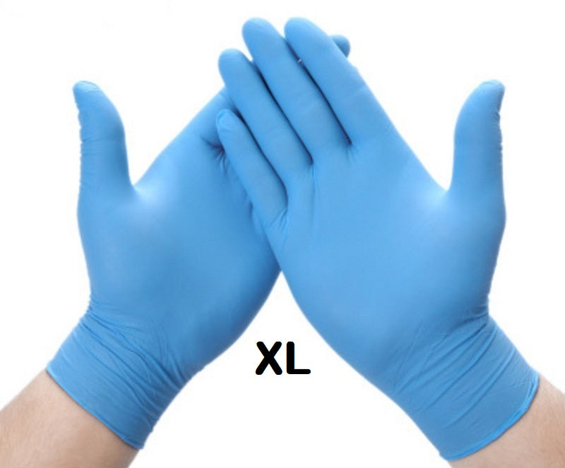 Blue Nitrile Exam Gloves Powder-free | 100 gloves - box by weight