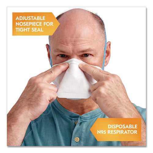 KleenGuard™ N95 Pouch Respirator - Kimberly Clark 53899 - 20-box