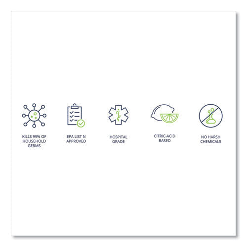 Cleancide® Disinfecting Wipes 8 X 5.5 Fresh Scent 400-tub | 4 Tubs-carton | 1600 Wipes