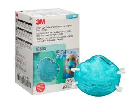 Face Mask - SMALL 3M N95 Model 1860S NIOSH - 20 Masks - $8 Each - FREE SHIPPING