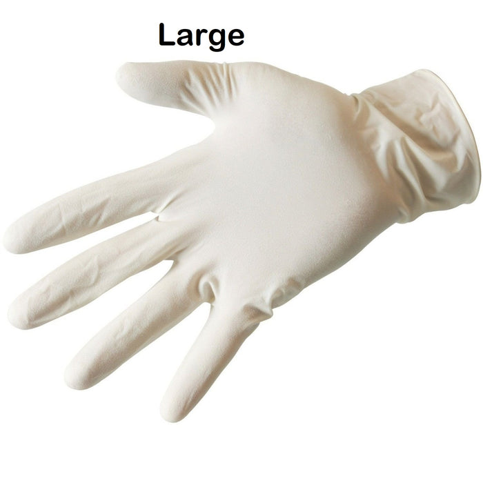 Latex Gloves Powder-free | 100 gloves - box by weight