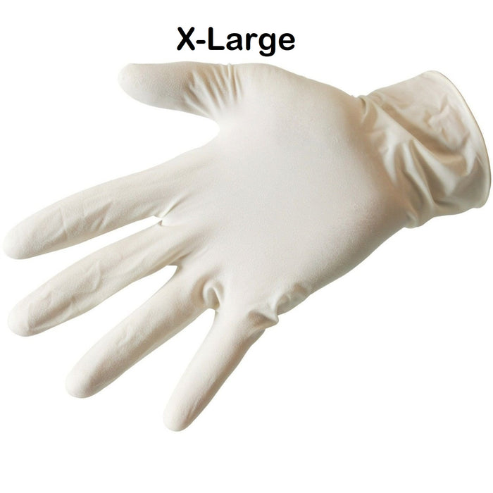 Latex Gloves Powder-free | 100 gloves - box by weight