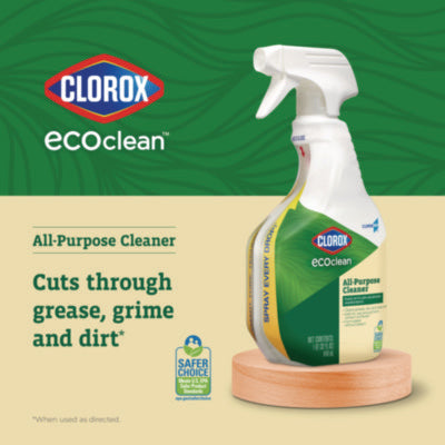 Clorox Pro EcoClean All-Purpose Cleaner, Unscented, 32 oz Spray Bottle, 9/Carton