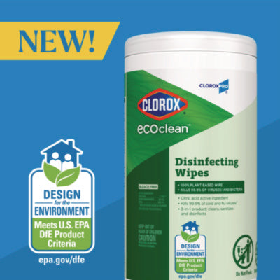 Clorox CloroxPro EcoClean™ Disinfecting Wipes  6/Carton