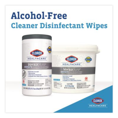 Clorox Healthcare VersaSure 12 in. x 12 in. 110-Count White 1-Ply Cleaner Disinfecting Wipes (2 Buckets/Count)