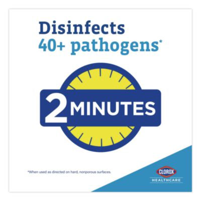 Clorox Healthcare VersaSure 12 in. x 12 in. 110-Count White 1-Ply Cleaner Disinfecting Wipes (2 Buckets/Count)