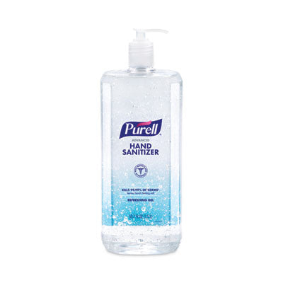 Purell Advanced Refreshing Gel Hand Sanitizer, Clean Scent, 1.5 L Pump Bottle