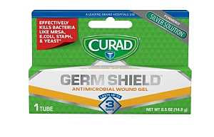 CURAD Germ Shield Antimicrobial Wound Gel 0.5oz 1Ct — Brooklyn Equipment