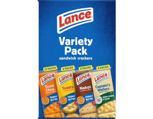 Lance Sandwich Crackers Variety Pack, 36 ct.