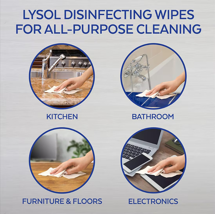 Lysol Advanced Cleaning Disinfecting Wipes Variety Pack, 360 ct.