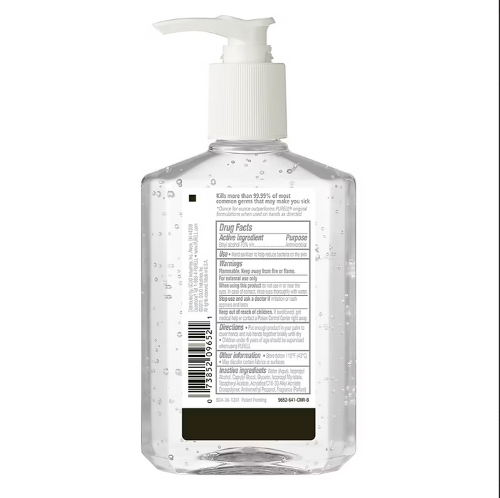 8oz PURELL® gel hand sanitizer - with pump