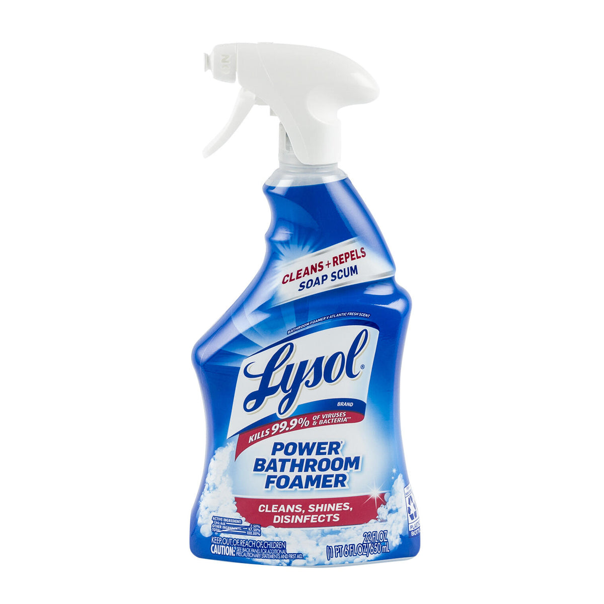 Lysol Power Bathroom Cleaner Spray, Island Breeze, 22oz — Brooklyn