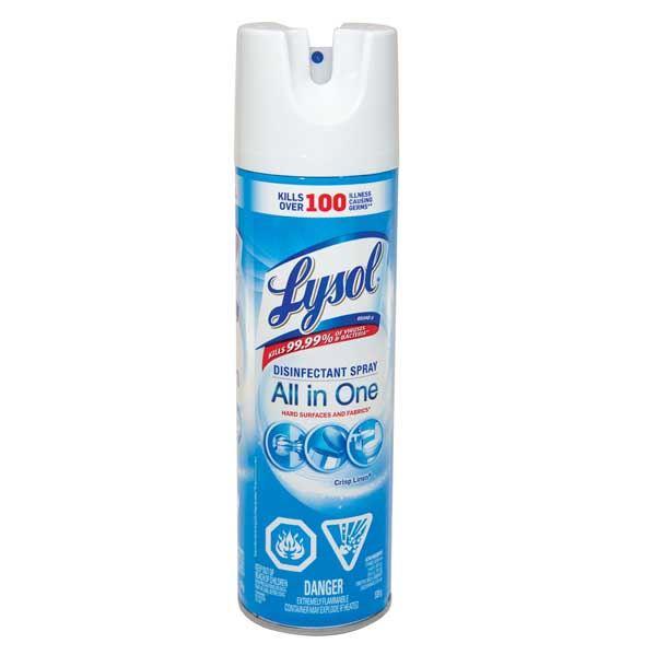 Lysol® Disinfectant Spray - Crisp Linen® - 1 can- 19oz - Brooklyn Equipment