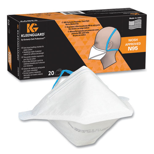 KleenGuard™ N95 Pouch Respirator - Kimberly Clark 53899 - 20-box