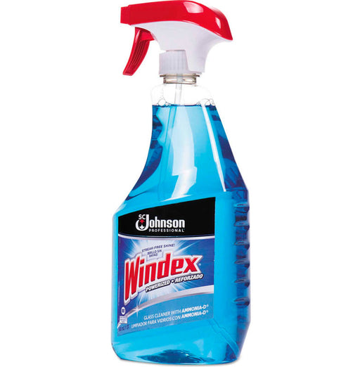 Cleaners & Detergents - Glass Cleaner With Ammonia-D - Windex® - 32 Oz Capped Bottle With Trigger Spray