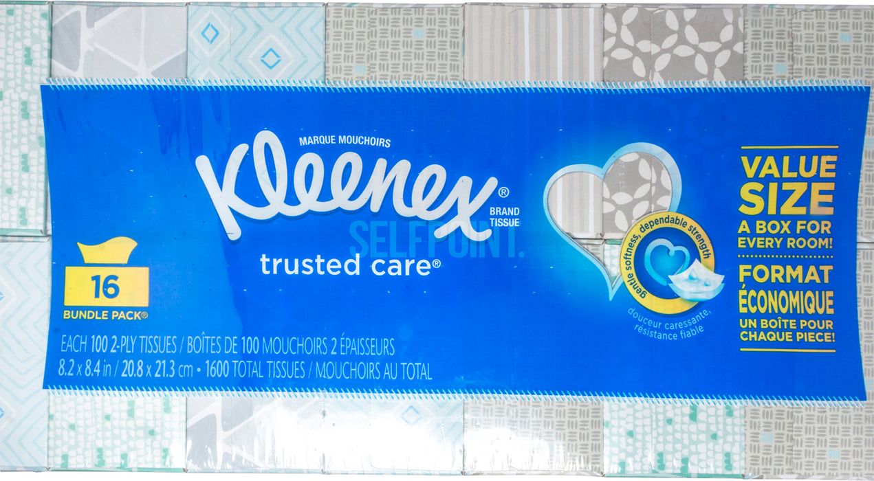 Kleenex | 16 ct Kleenex Bundle Pack - 16 boxes - 100/box