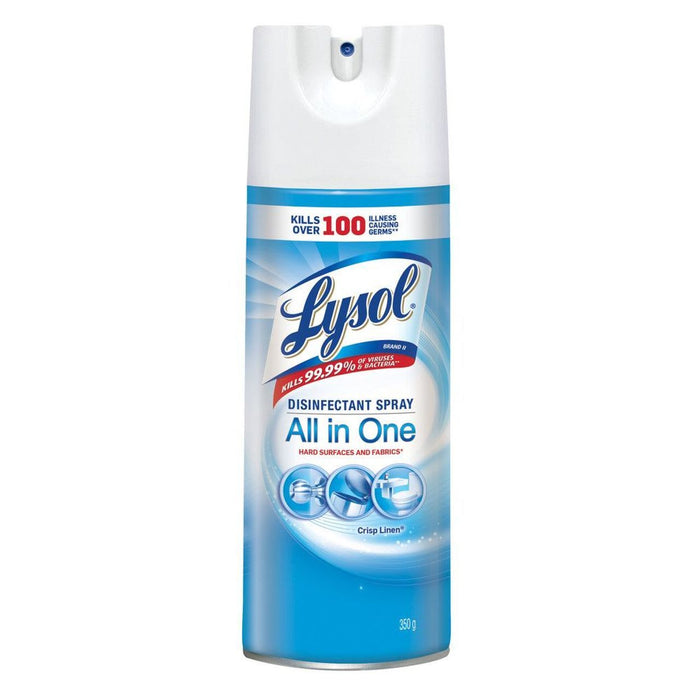 Disinfectant Spray - Lysol® Disinfectant Spray - Crisp Linen® - Pack Of 12 Cans - 12.5oz