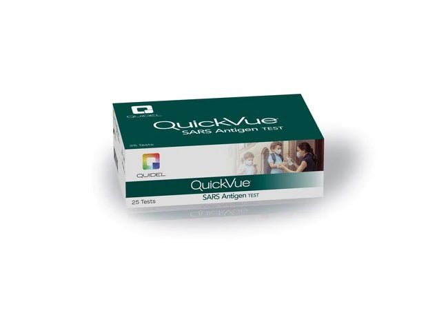 Quidel QuickVue SARS Antigen Test Kit 25/Kit - POC Pack
