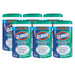 450 Clorox® Disinfecting Wipes - 6 canisters of 75 wipes - Fresh Scent - $8.24/can - Brooklyn Equipment